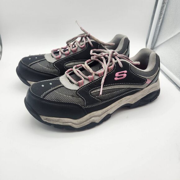 SKECHERS Work Womens Size 11 Steel Toe Memory Foam Slip Resistant Athletic Shoes - Picture 2 of 7